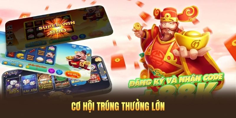 Trò chơi nổ hũ tại J88 mang lại nhiều cơ hội trúng thưởng